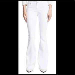 Victoria Victoria Beckham white wide leg jeans